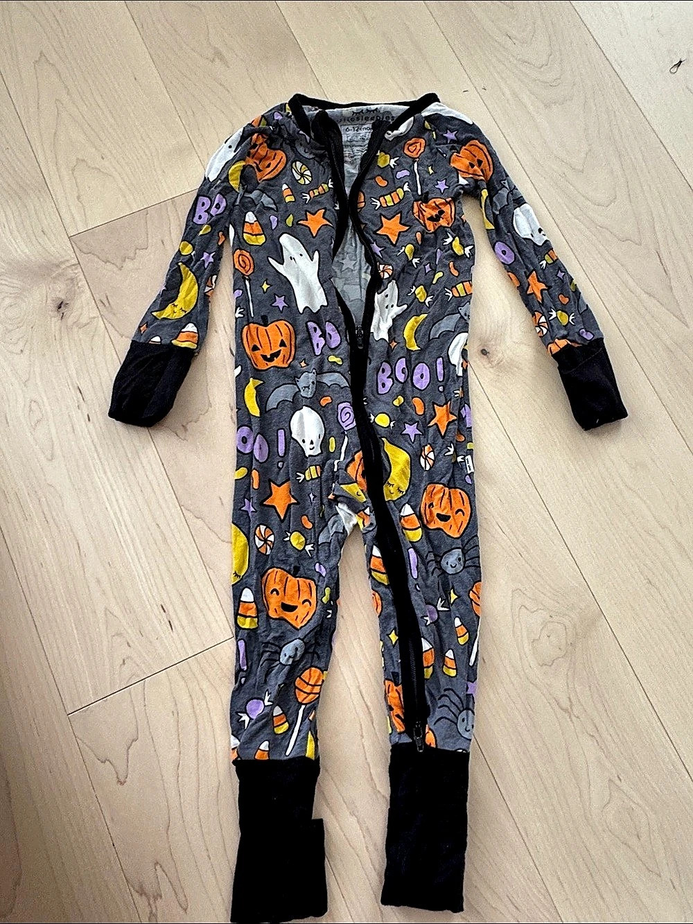 Little Sleepies Halloween Pajama One Piece Baby 6-12M